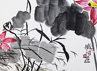 军旅情书画作品3