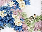 画家高少华花鸟作品《紫帐琼瑶》