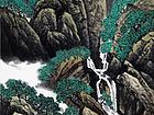 溪山飞瀑