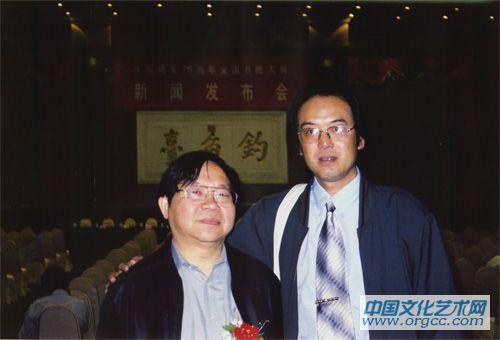 与蔡超的合影