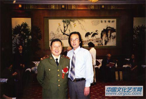 与李铎的合影