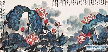 重彩荷花【四】