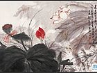 重彩荷花【一】