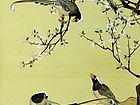 画家吴惠敏花鸟作品《春禽花木图》