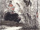 雪月色融融