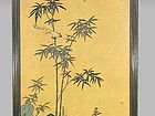 百宝嵌竹石纹挂屏