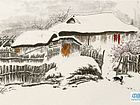 关东桃花雪中开