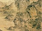 溪山幽居图轴