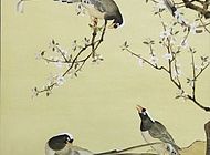 春禽花木图