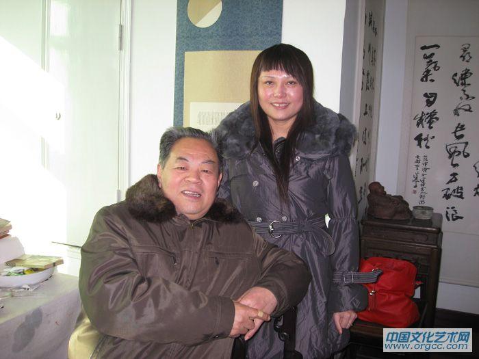 与李进学合影