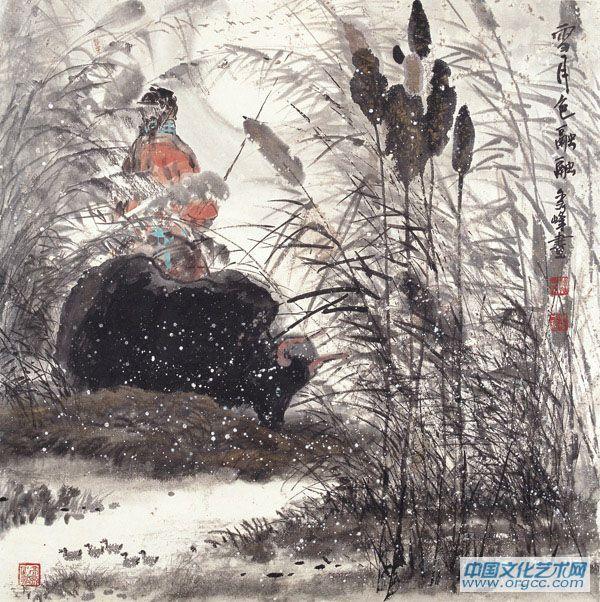 雪月色融融