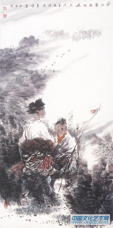 风从草原吹过