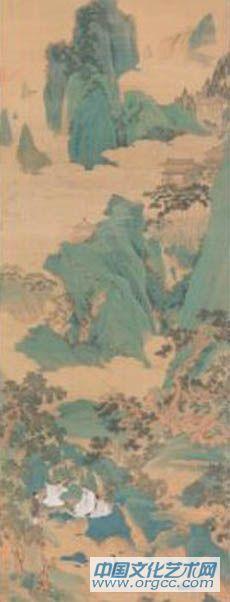 桃源仙境图轴