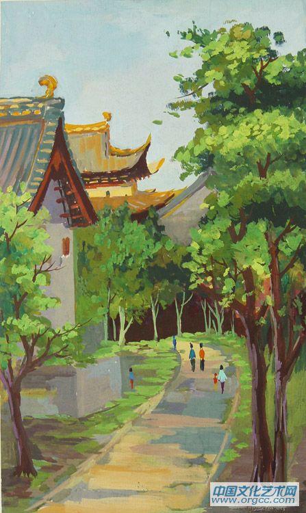 水粉作品