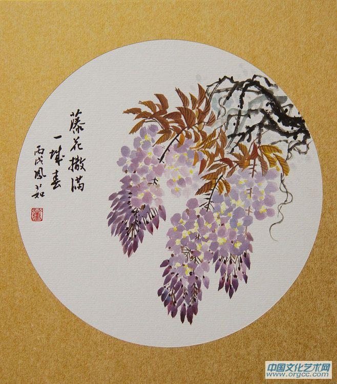 藤花撒满一株春