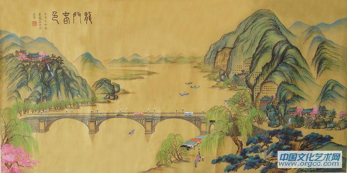 龙门春色