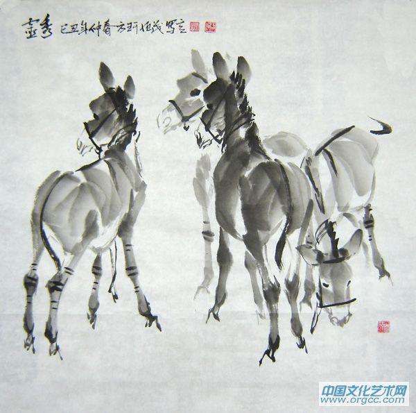 画家常恒茂作品《灵秀》