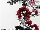 书法家李进学花鸟作品《洛城春色》