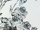 画家高少华花鸟作品《凝香带露》