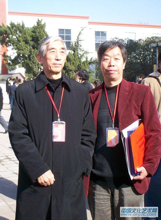 柴新胜先生与中国书协主席张海先生合影