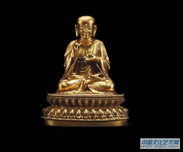 铜銮金地藏王菩萨像