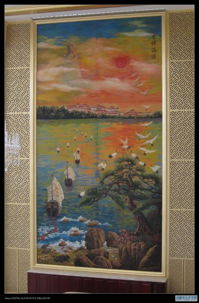 漆画大型壁画