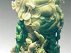 翡翠雕刻《如意金钱弥勒》