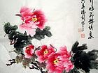 画家安瑞阁花鸟作品《花开时节锦绣春》