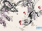 画家黄山花鸟作品《吉祥图》