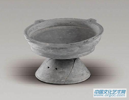 泥质黑皮陶豆