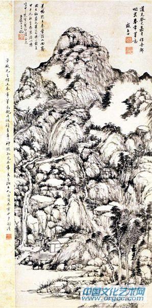 溪山雨霁图