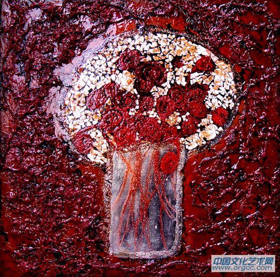 24   花非花40cmx40cm