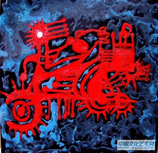 30   火鸟40cmx40cm