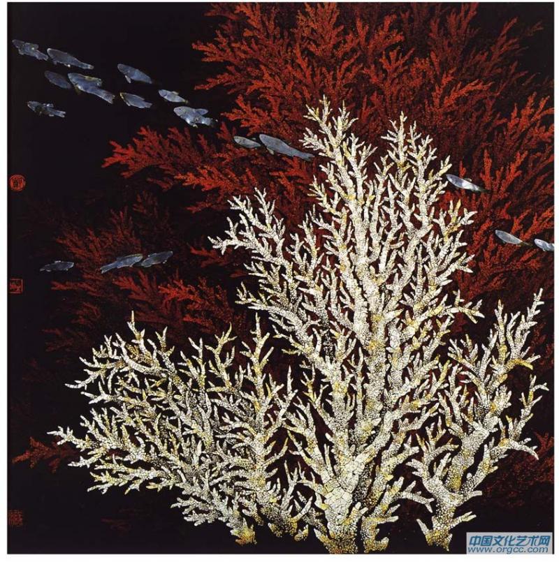 海花 61x60cm