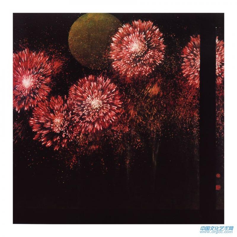 辉煌的礼赞 61x61cm