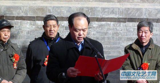 孟津县人大副主任、县书协主席李风暴发言