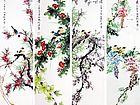 画家郝淑琳花鸟作品《春日四条屏》