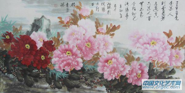 画家郝淑琳花鸟作品