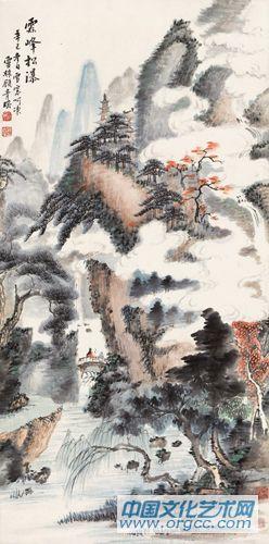 云峰松瀑