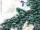 国画家康利民花鸟作品《荆花香溢》