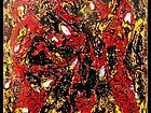 纷纷飘坠的音符30x30cm