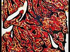 红色情绪30x30cm