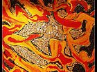 燃烧60cmx60cm