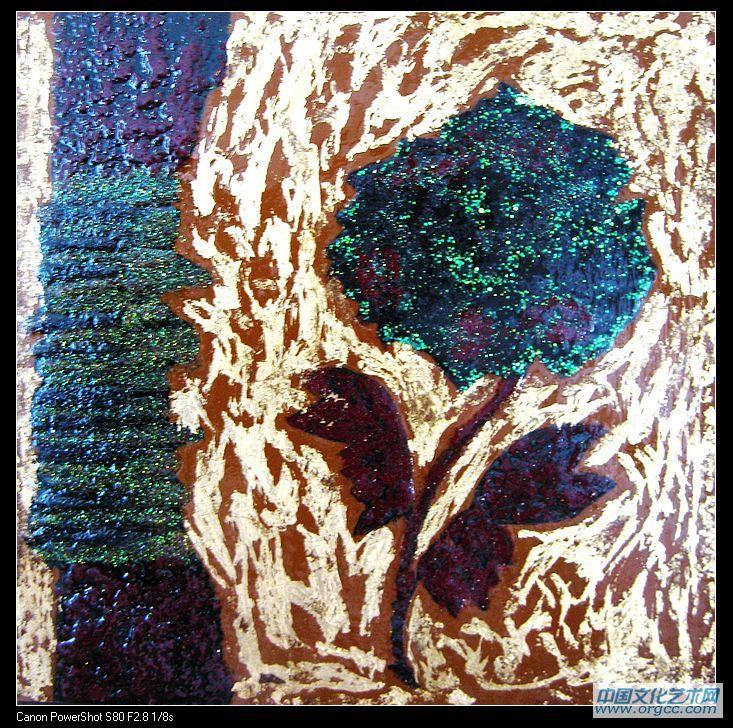 花语之三30x30cm