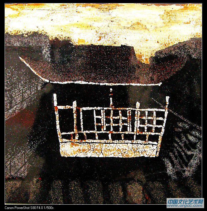 古老戏台30x30cm
