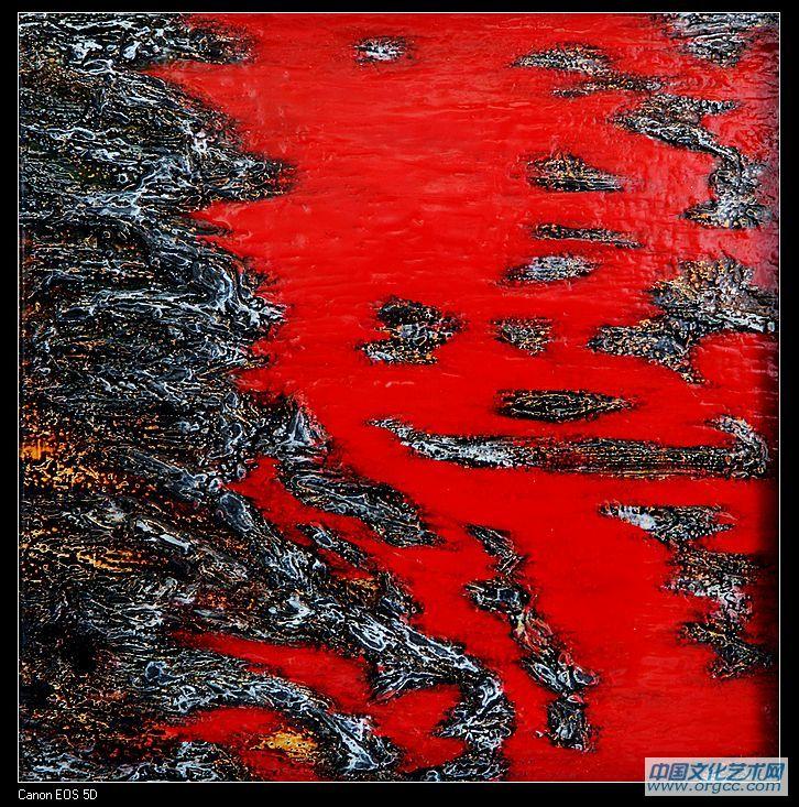 红色情绪30x30cm