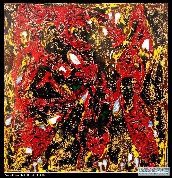 纷纷飘坠的音符30x30cm