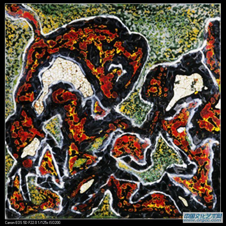 金蛇狂舞40x40cm