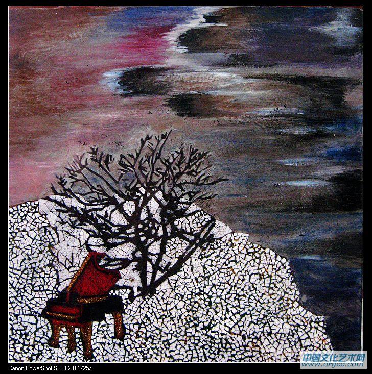 风告诉我之一40x40cm