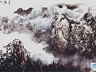 画家杜晓春山水作品《浮云载山山欲行》